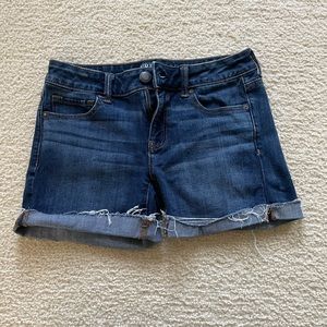 American eagle shorts, size 4, dark denim